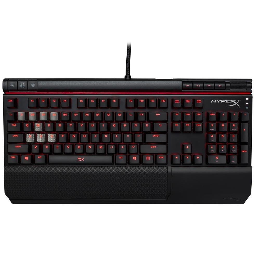 Teclado Mecânico Gamer HyperX Alloy Elite, LED, Switch Cherry MX Brown, US - HX-KB2BR1-US/R2 Teclado Mecânico Gamer HyperX Alloy Elite, LED, Switch Cherry MX Brown, US - HX-KB2BR1-US/R2