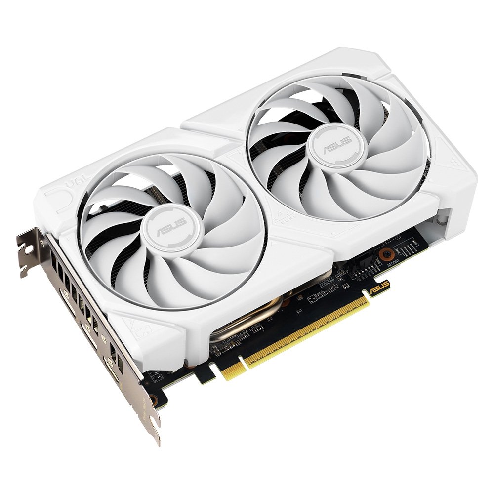Placa de Vídeo ASUS Dual RX 9060 XT White Edition AMD Radeon, 16GB, GDDR6 - DUAL-RX9060XT-16G-WHITE - view 2