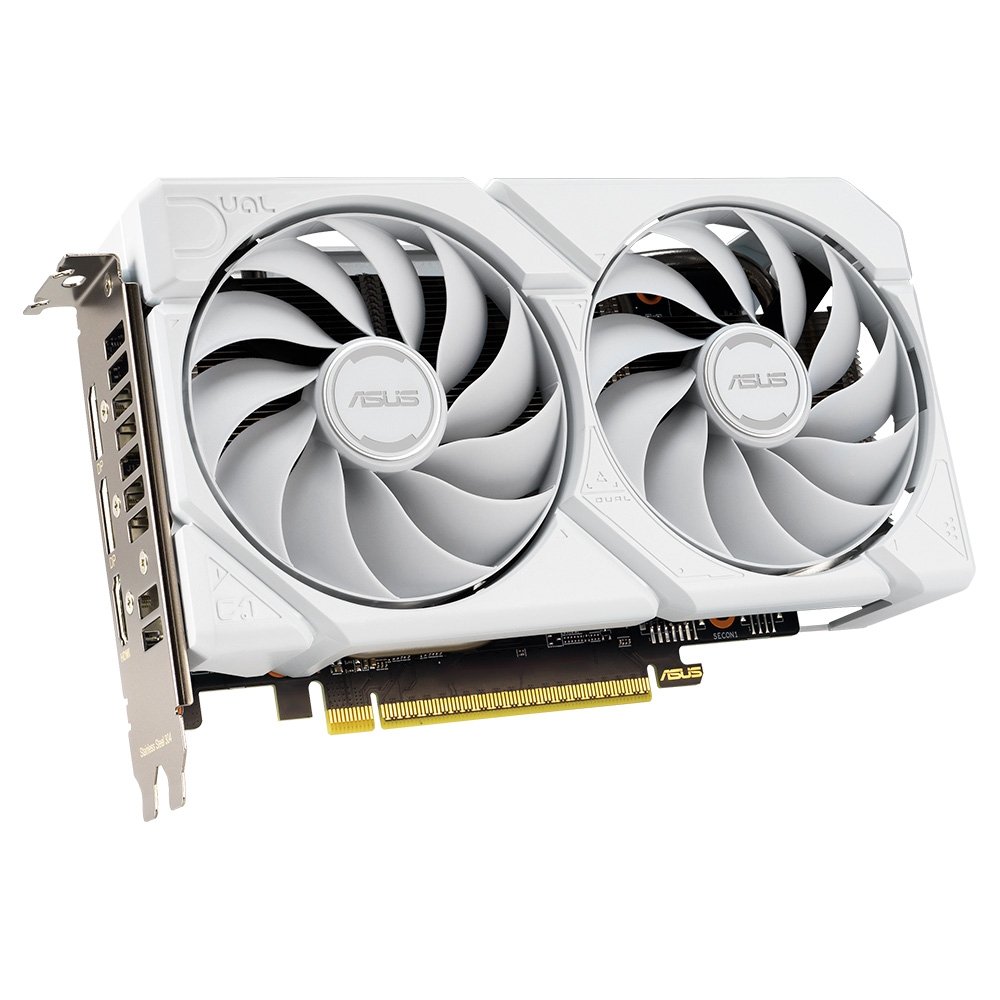 Placa de Vídeo ASUS Dual RX 9060 XT White Edition AMD Radeon, 16GB, GDDR6 - DUAL-RX9060XT-16G-WHITE - view 4