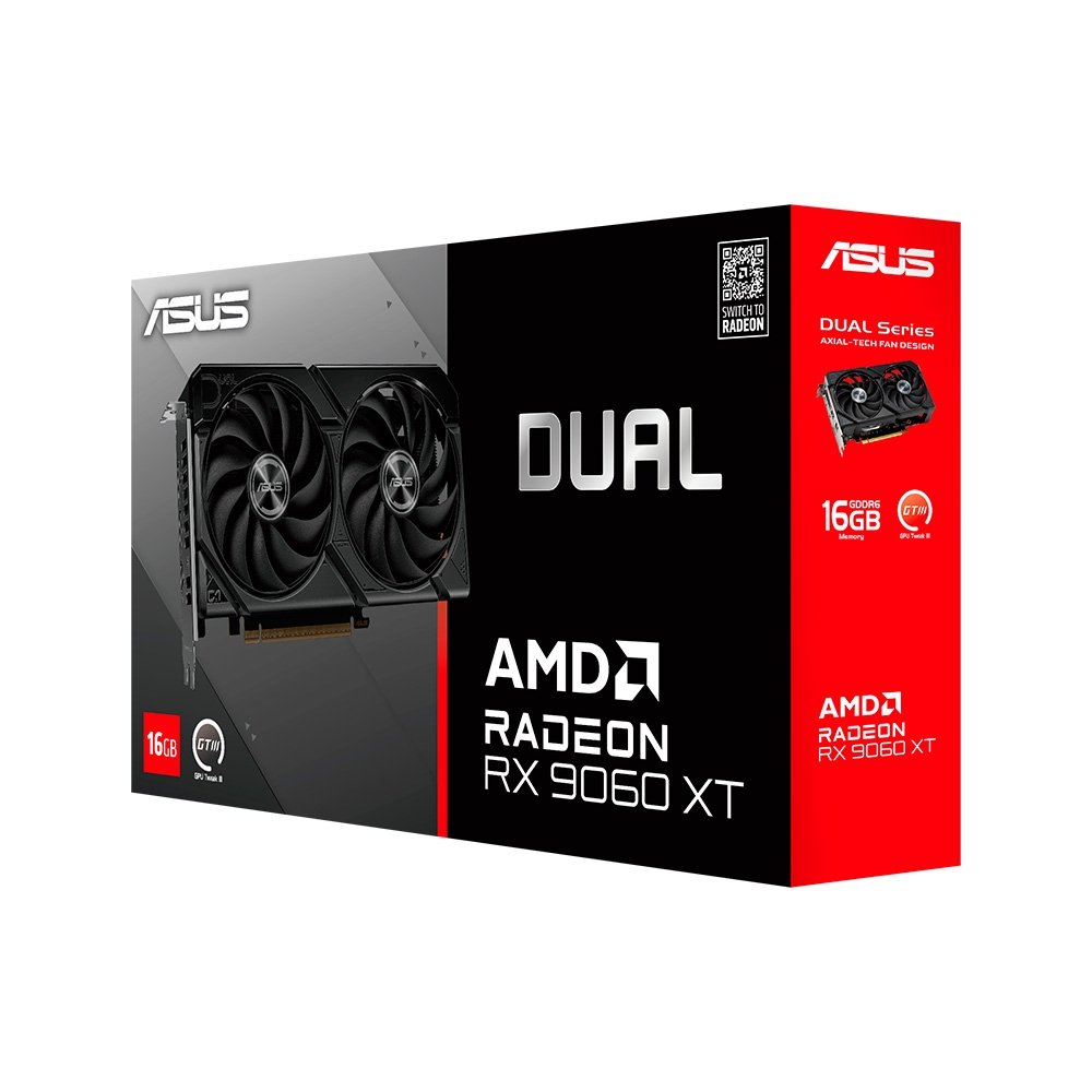 Imagem 12 de 14 do produto Placa de Vídeo ASUS Dual RX 9060 XT AMD Radeon, 16GB, GDDR6 - DUAL-RX9060XT-16G