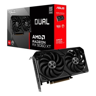  ASUS Dual RX 9060 XT AMD Radeon, 16GB, GDDR6 - DUAL-RX9060XT-16G