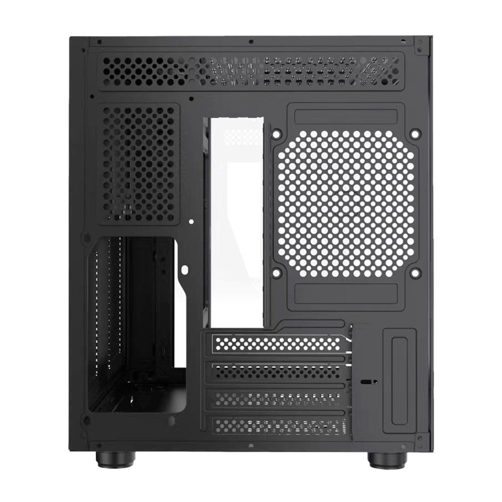 Gabinete Gamer Kalkan Midgard, Mini Tower, RGB, Micro-ATX, Frontal e Lateral em Vidro, Sem FANs, Preto - KLK00055 - view 5