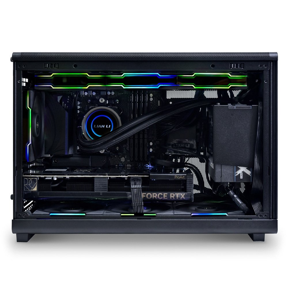 Gabinete Gamer ( Balão.info) A3-mATX, Mini Tower, Micro-ATX, Lateral em Vidro Temperado, Preto - A3-MATX-( Balão.info) PRETO - view 2