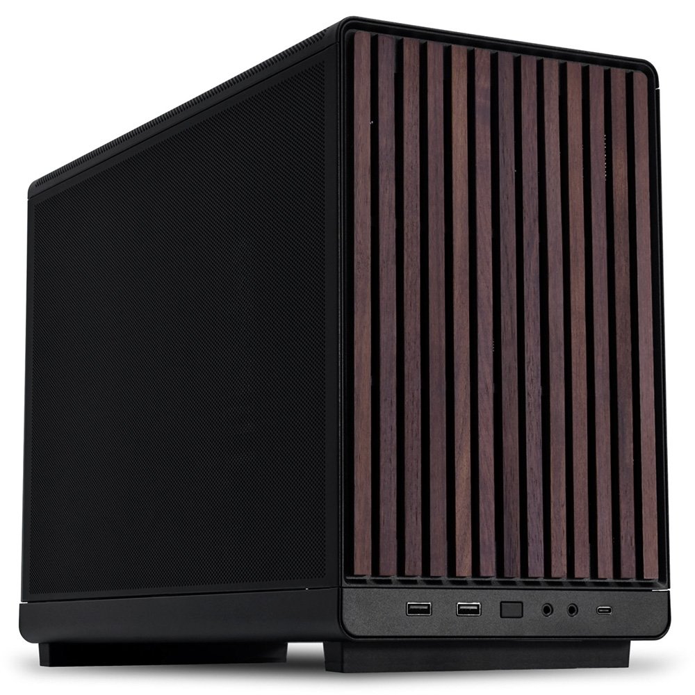 Gabinete Gamer Lian Li A3-mATX, Mini Tower, Micro-ATX, Lateral em Vidro Temperado, Preto - A3-MATX-WD PRETO