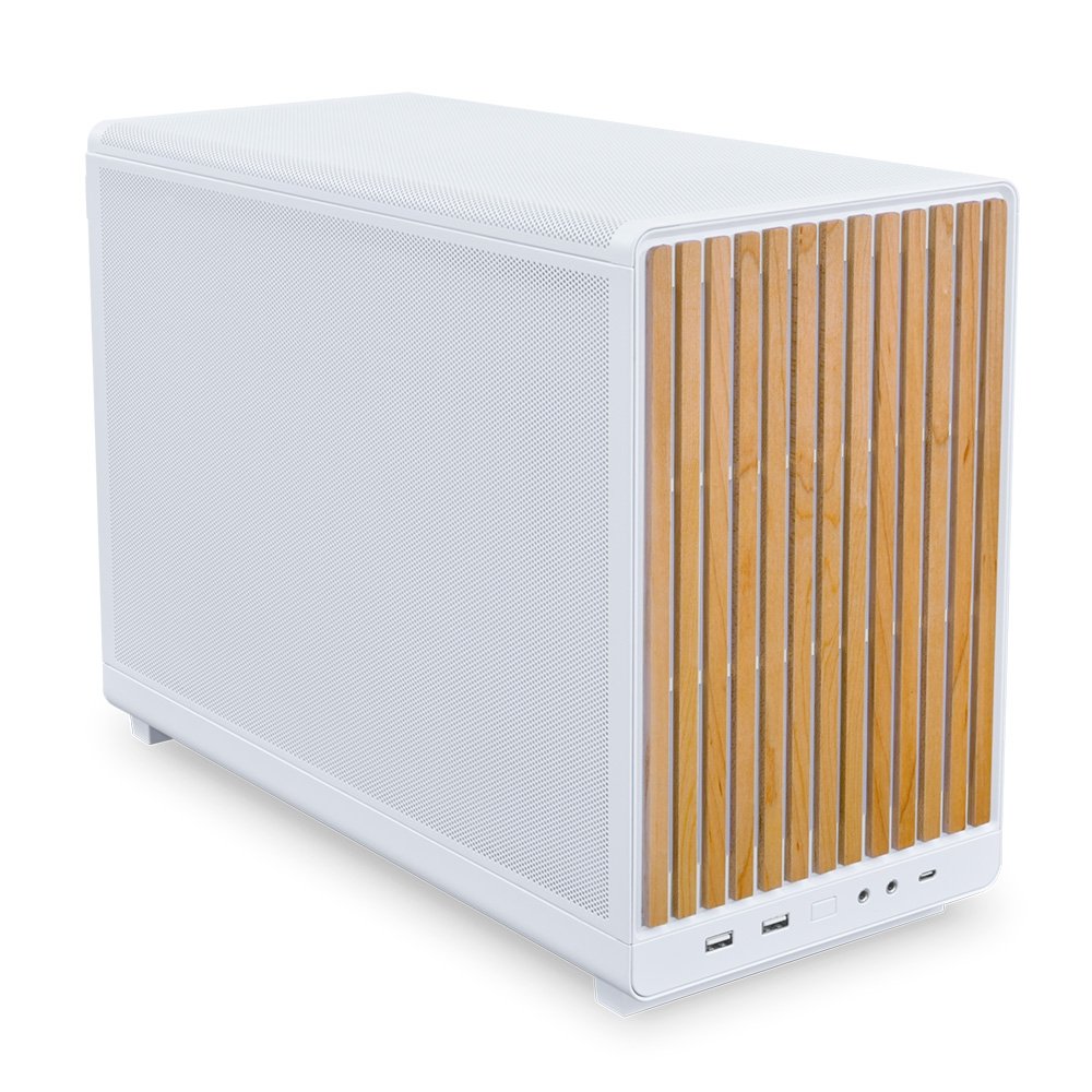 Gabinete Gamer Lian Li A3-mATX Wood Edition, Mini Tower, mATX, Madeira Frontal, Mesh Lateral, Sem FANs, Branco - A3-MATX-WD BRANCO - view 11