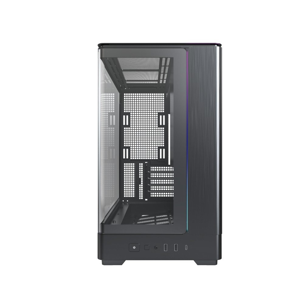 Imagem 3 de 7 do produto Gabinete Gamer Montech KING15, Mid Tower, ATX, Frontal e Lateral em Vidro, Preto - KING15B