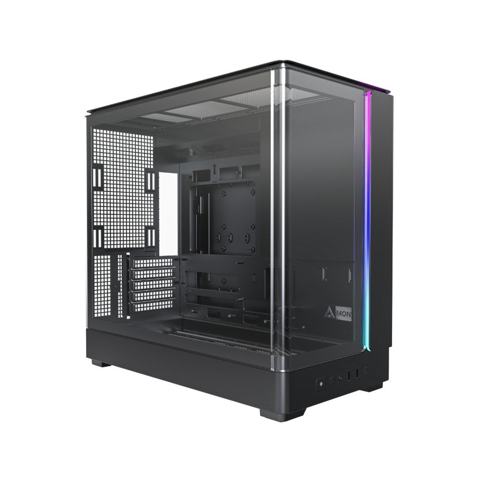 Gabinete Gamer Montech KING15, Mid Tower, ATX, Frontal e Lateral em Vidro, Preto - KING15B