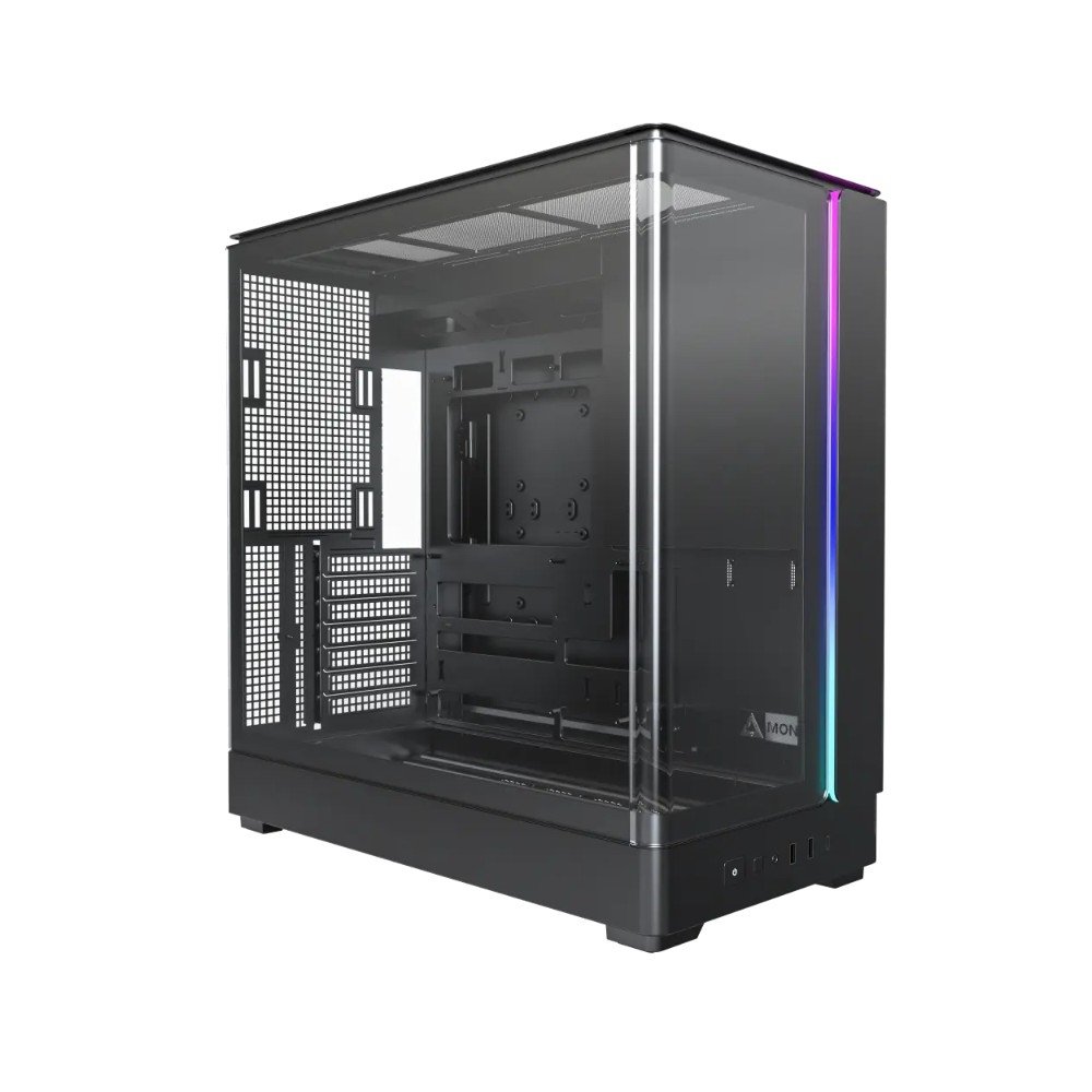 Gabinete Gamer Montech KING45, Mid Tower, ATX, Frontal e Lateral em Vidro, Preto - KING45B