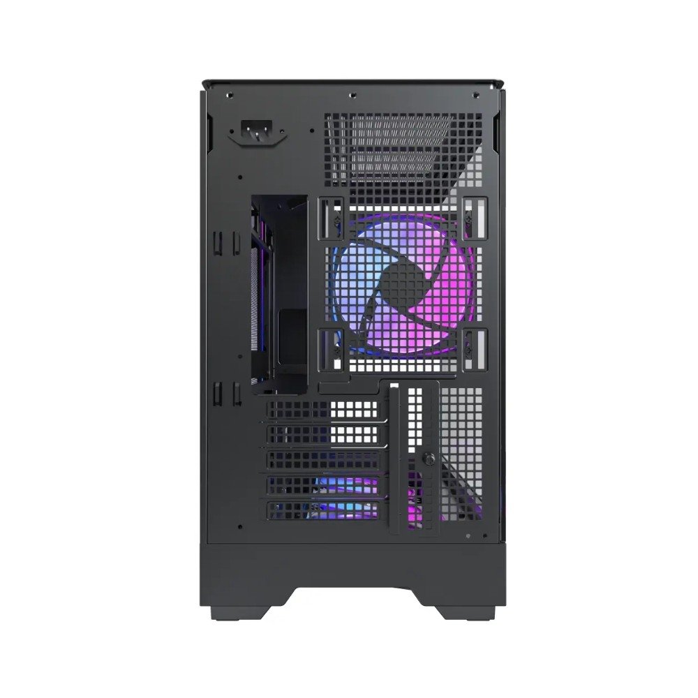 Gabinete Gamer ( Balão.info) PRO, Mid Tower, ARGB, ATX, Frontal e Lateral em Vidro, Preto - ( Balão.info - view 4
