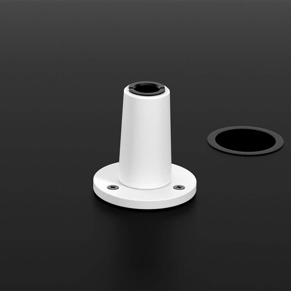 Imagem 4 de 4 do produto Base de Mesa Elgato Desk Plate, para Braços Wave, Perfil Baixo, Branca - 10AAX9911