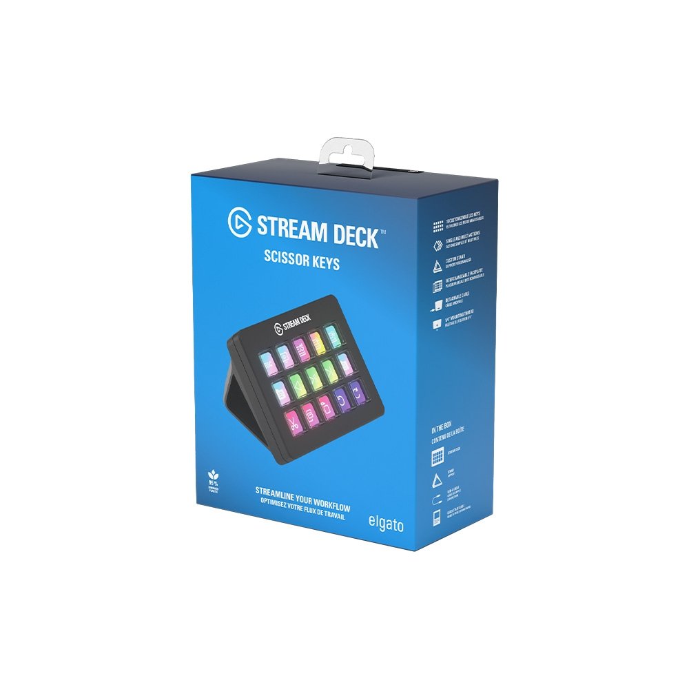 【美品】Elgato Stream Deck MK.2 15キー 黒 付属品完備 Stream Deck Scissor Keys Elgato | KaBuM!