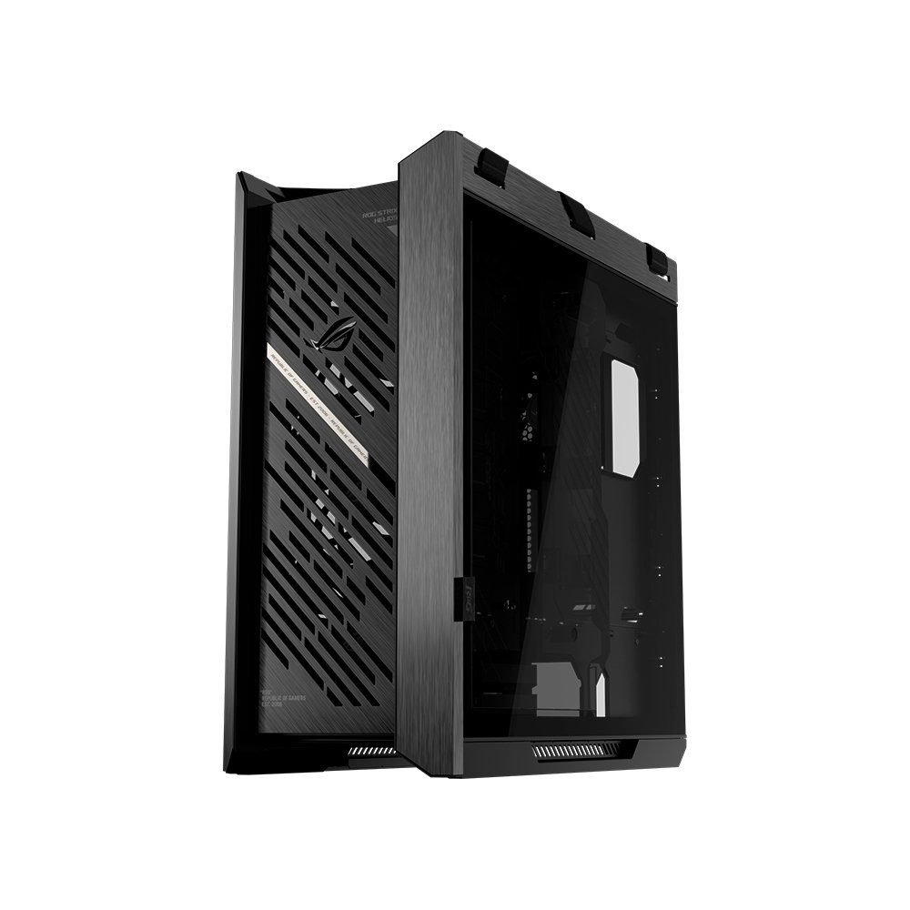 Gabinete Gamer ASUS ROG STRIX HELIOS II GX601S, Mid Tower, E-ATX, Lateral em vidro, Preto - 90DC00WO-B30000