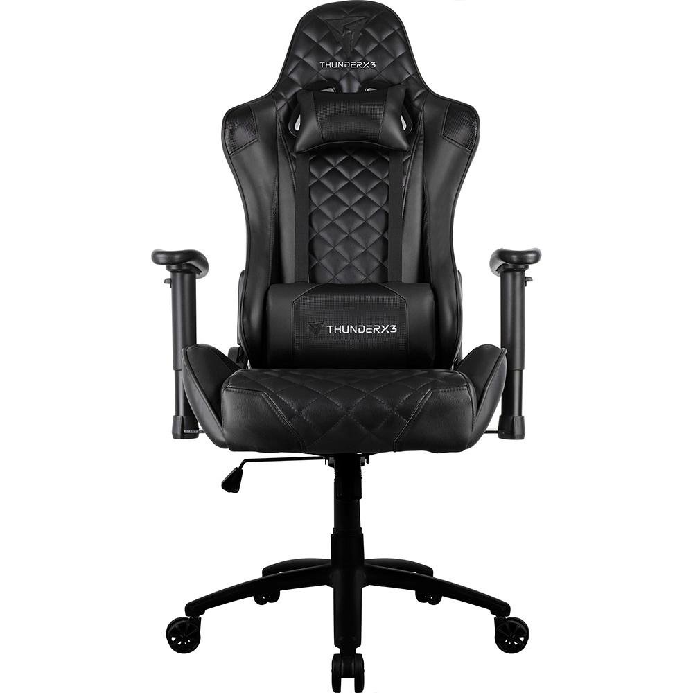 Cadeira Gamer ThunderX3 TGC12 Profissional, Até 120kg, Com Almofadas, Reclinável, Descanso de Braço 2D, Preto