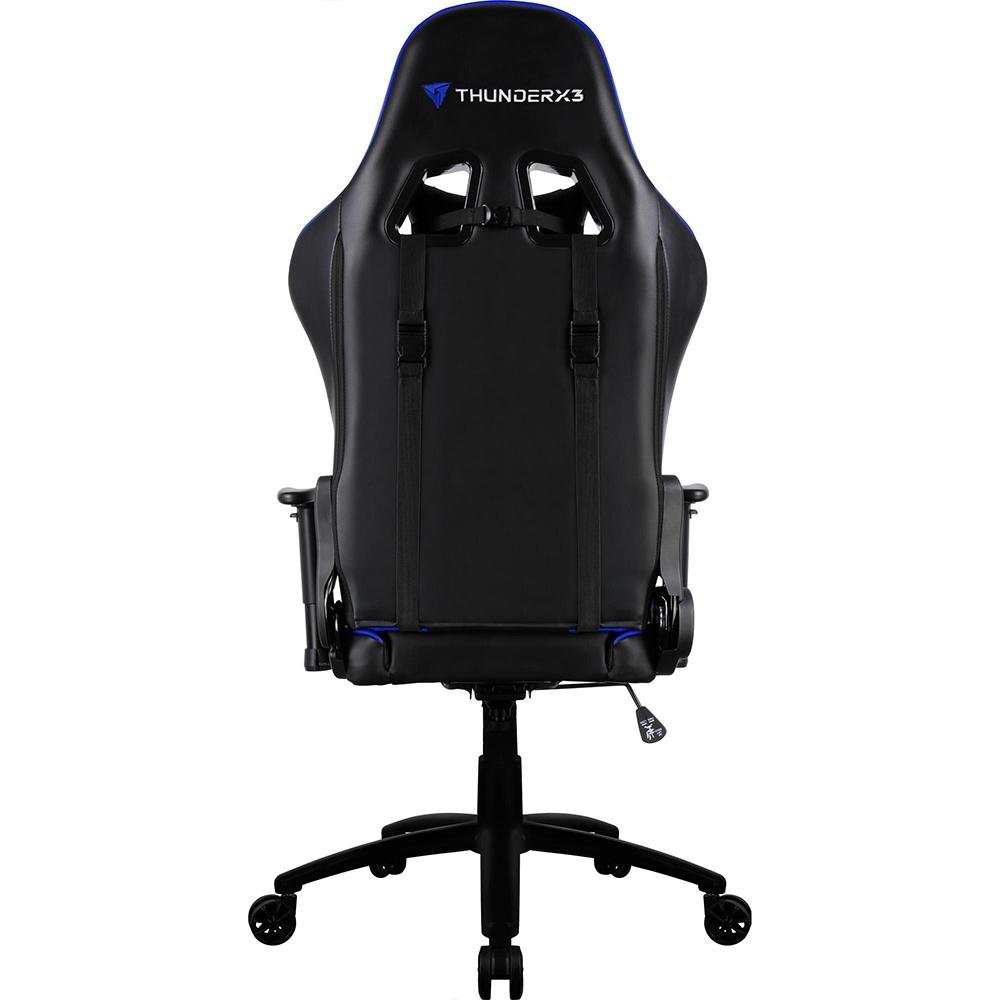 Cadeira Gamer ThunderX3 TGC12, Até 120kg, Com Almofadas, Descanso de Braço 2D, Preto e Azul