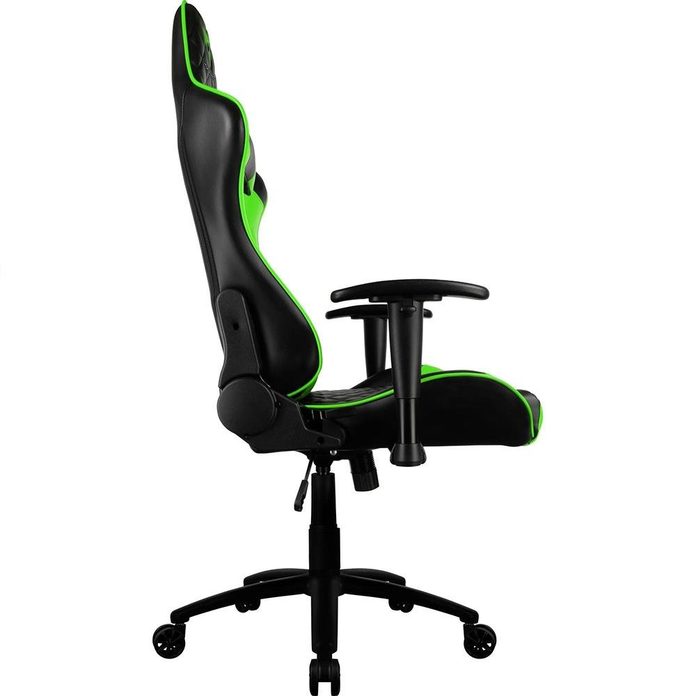 Cadeira Gamer ThunderX3 TGC12 Profissional, Até 120kg, Com Almofadas, Reclinável, Descanso de Braço 2D, Preto e Verde