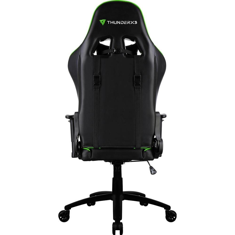 Cadeira Gamer ThunderX3 TGC12 Profissional, Até 120kg, Com Almofadas, Reclinável, Descanso de Braço 2D, Preto e Verde