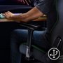 Cadeira Gamer Razer Enki X, Até 136Kg, Reclinável, Almofada, Cilindro de Gás Classe 4, Couro Sintético, Preta e Verde - RZ38-03880700-R3U1