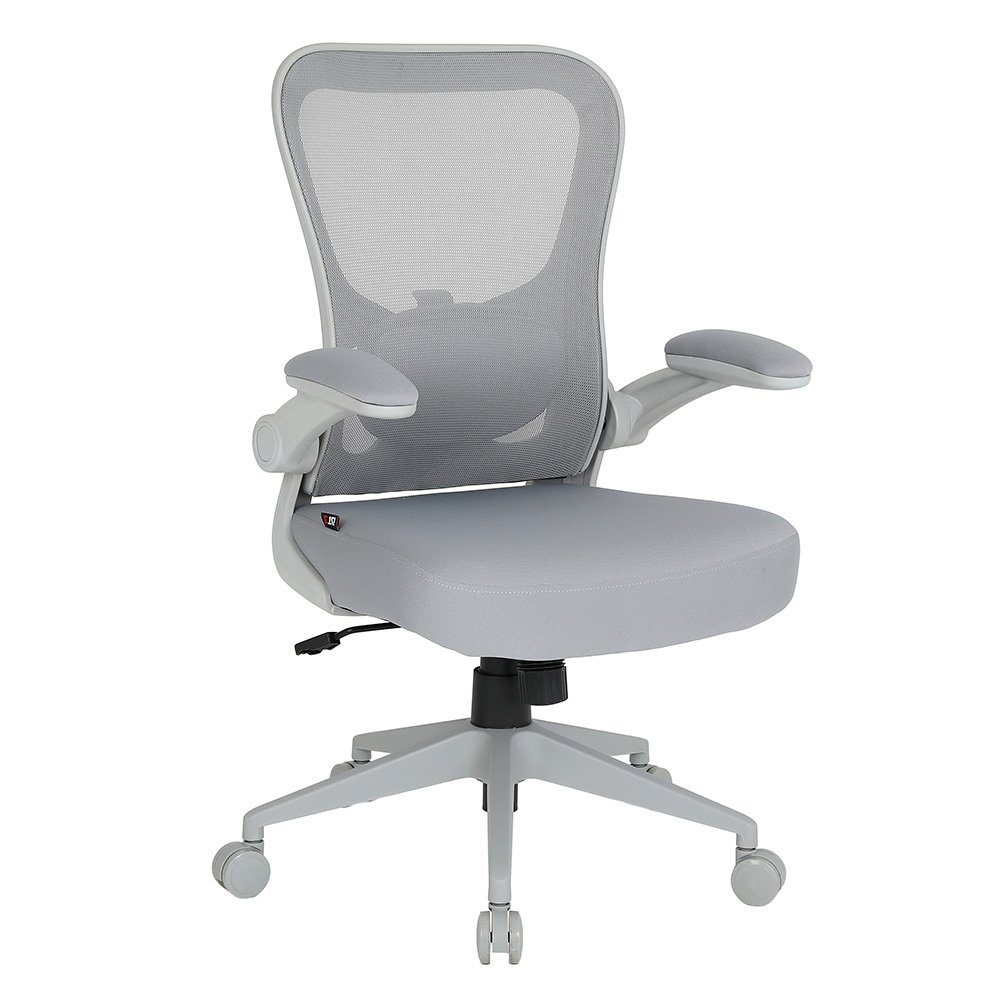 Cadeira de Escritório Ergonômica DT3 Vita Grey Frame, Até 120Kg, Reclinável, Cilindro de Gás Classe 4, Malha, Cinza - 14558-3 - view 2