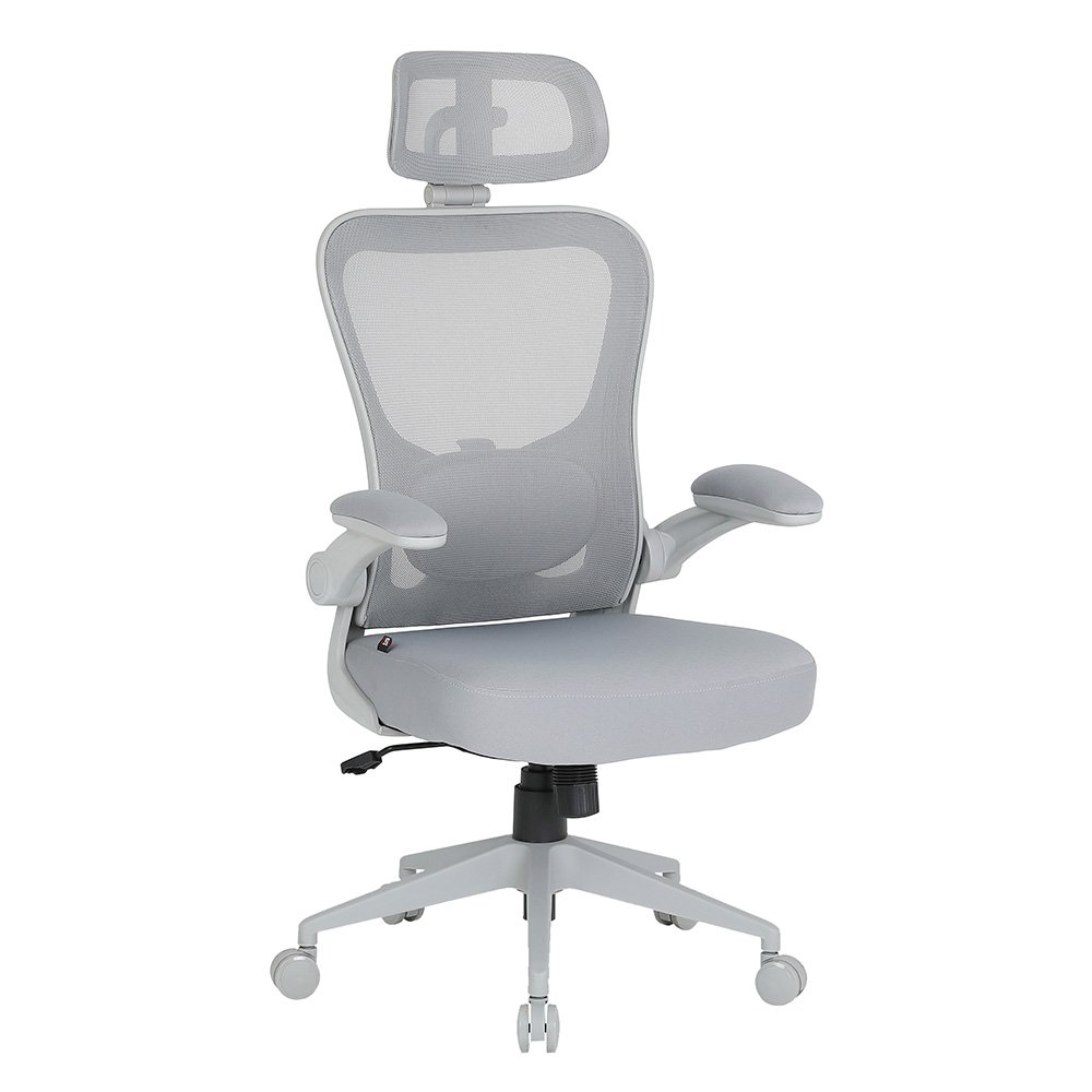 Cadeira de Escritório Ergonômica DT3 Vita H, Até 120Kg, Reclinável, Braço 4D, Cilindro de Gás Classe 4, Malha, Cinza - 14557-2 - view 3