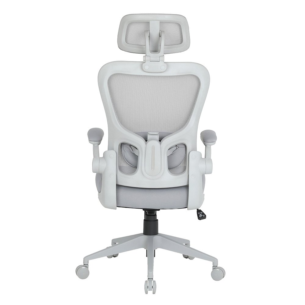 Cadeira de Escritório Ergonômica DT3 Vita H, Até 120Kg, Reclinável, Braço 4D, Cilindro de Gás Classe 4, Malha, Cinza - 14557-2 - view 4