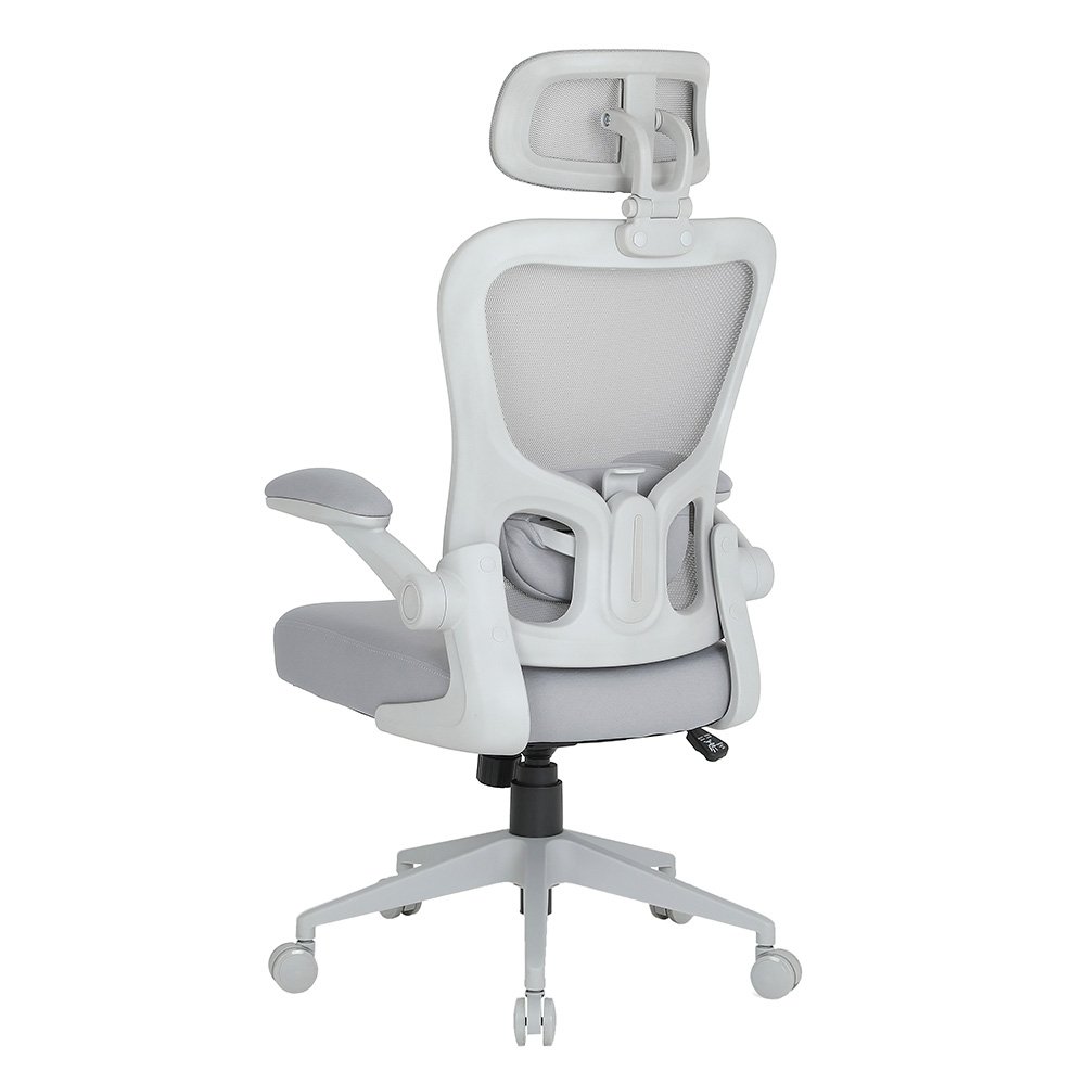 Cadeira de Escritório Ergonômica DT3 Vita H, Até 120Kg, Reclinável, Braço 4D, Cilindro de Gás Classe 4, Malha, Cinza - 14557-2 - view 5