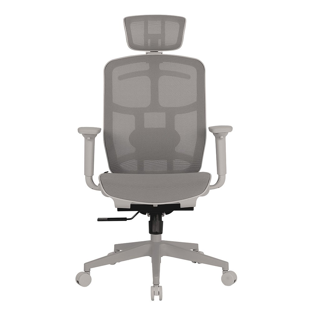 Cadeira de Escritório Ergonômica DT3 Diana+, Reclinável, Cilindro de Gás Classe 4, Malha, Preta com Estrutura Cinza - 14561-7