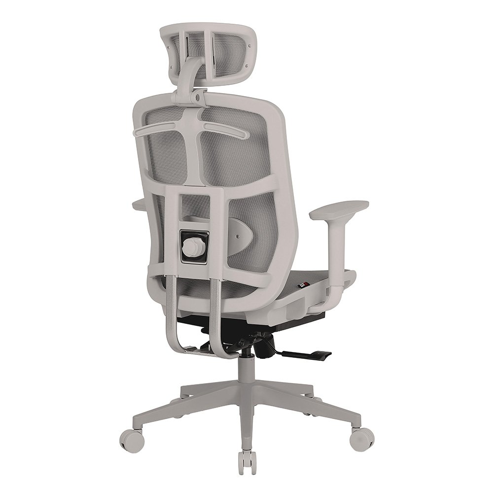 Cadeira de Escritório Ergonômica DT3 Diana+, Reclinável, Cilindro de Gás Classe 4, Malha, Preta com Estrutura Cinza - 14561-7 - view 4