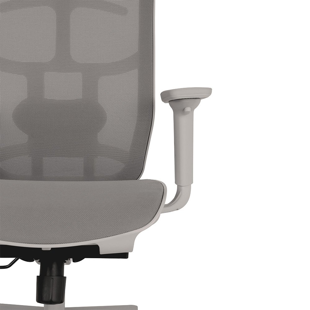 Cadeira de Escritório Ergonômica DT3 Diana+, Reclinável, Cilindro de Gás Classe 4, Malha, Preta com Estrutura Cinza - 14561-7 - view 8