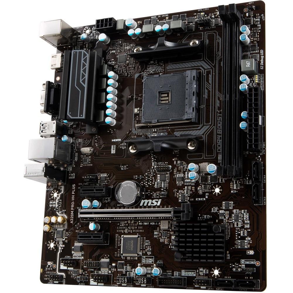Imagem 4 de 5 do produto Placa-Mãe MSI A320M Pro-VH Plus, AMD AM4, mATX, DDR4