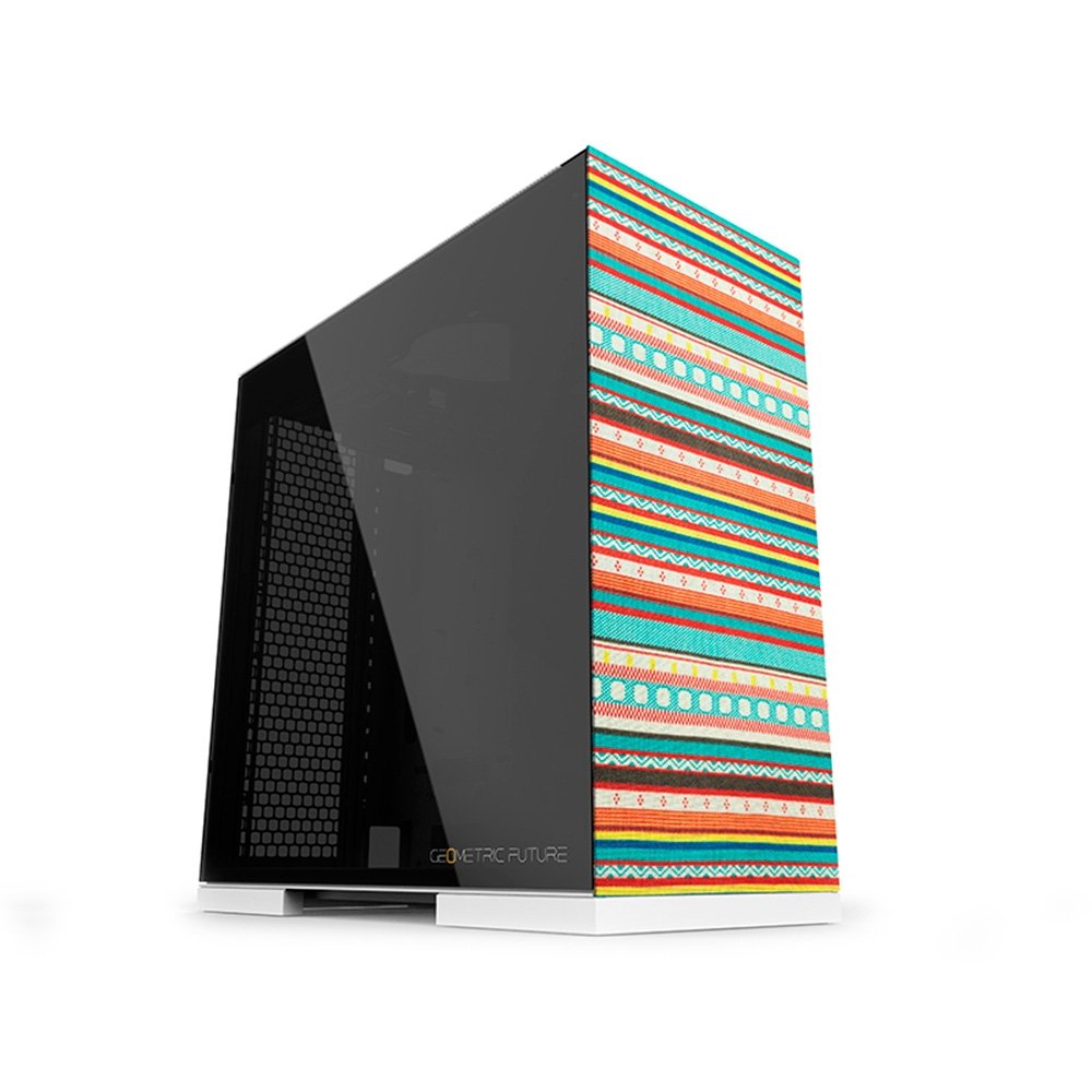 Imagem 8 de 9 do produto Gabinete Gamer Geometric Future Model 8 Bohemia, Mini Tower, ITX, Lateral em Vidro, Branco - GEO-M8-BOH