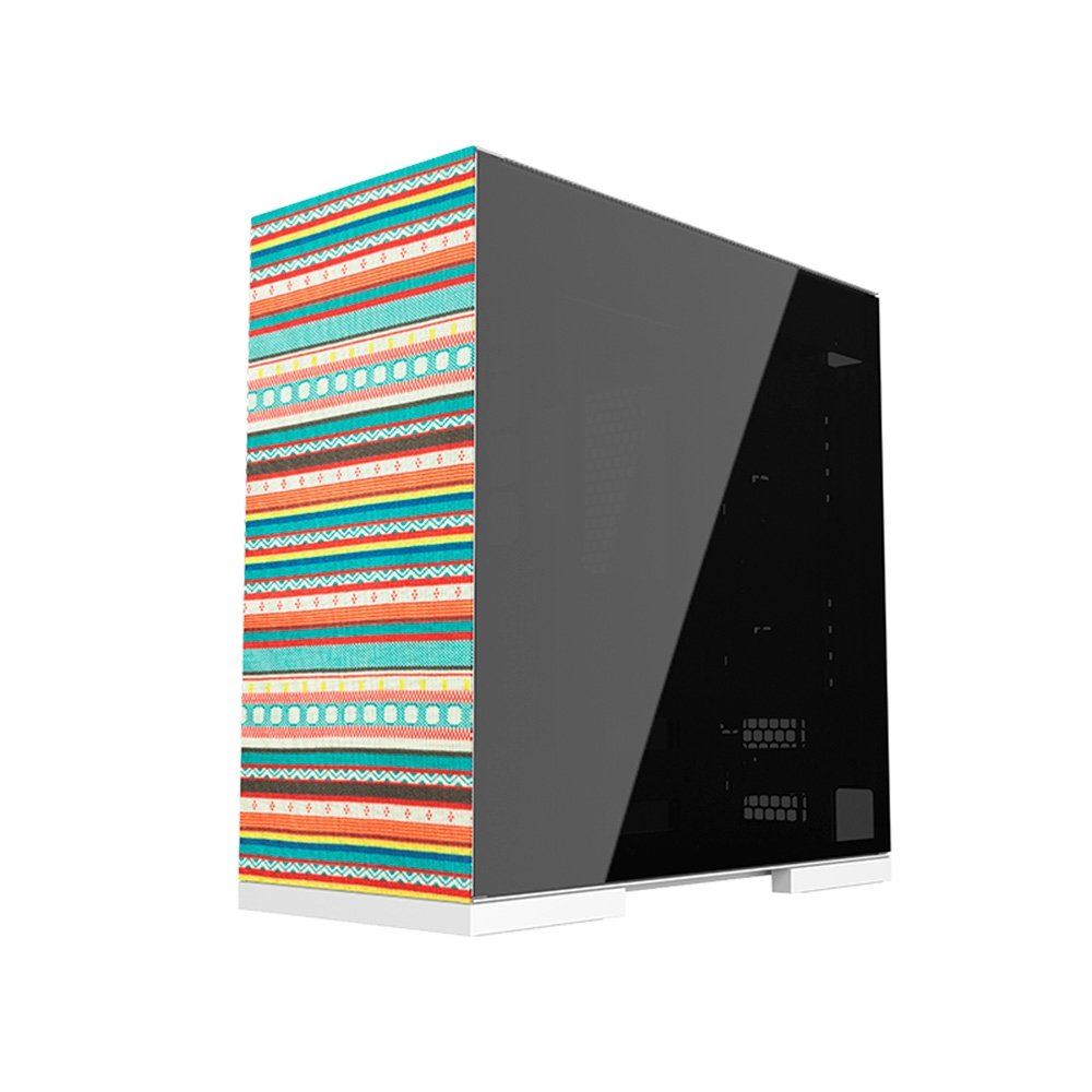 Gabinete Gamer Geometric Future Model 8 Bohemia, Mini Tower, ITX, Lateral em Vidro, Branco - GEO-( Balão.info)-BOH - view 9