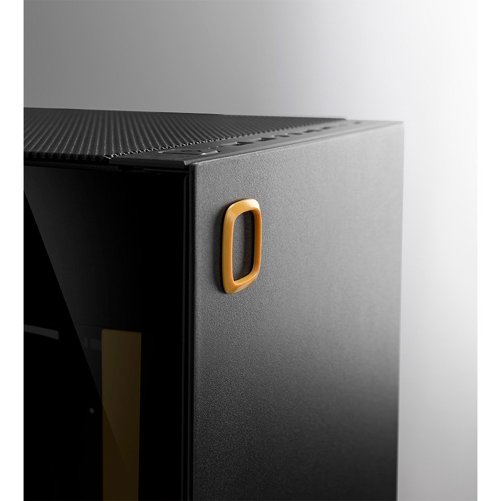 Gabinete Gamer Geometric Future Model 8 Lohan, Mini Tower, ITX, Lateral em Vidro, Preto e Amarelo - GEO-( Balão.info)-LOB - view 3