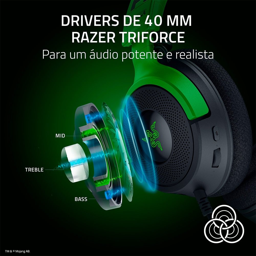 Headset Gamer ( Balão.info) V4 X, Som Surround 7.1, Conexão USB, Minecraft Edition - RZ04-( Balão.info)-R3M1 - foto 6