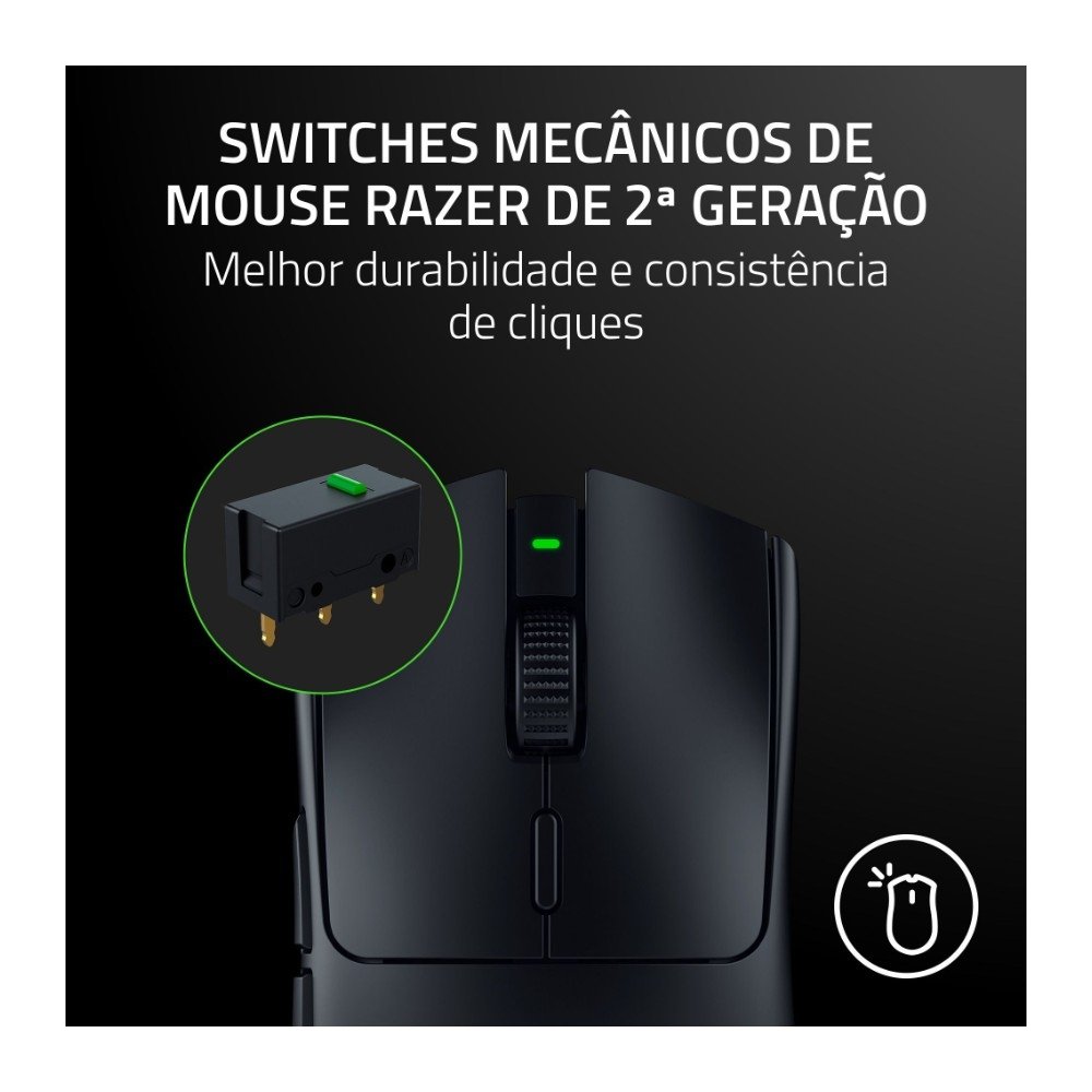 Mouse Gamer Sem Fio ( Balão.info) HyperSpeed, ( Balão.info) DPI, 82g, Preto - RZ01-( Balão.info - foto 2