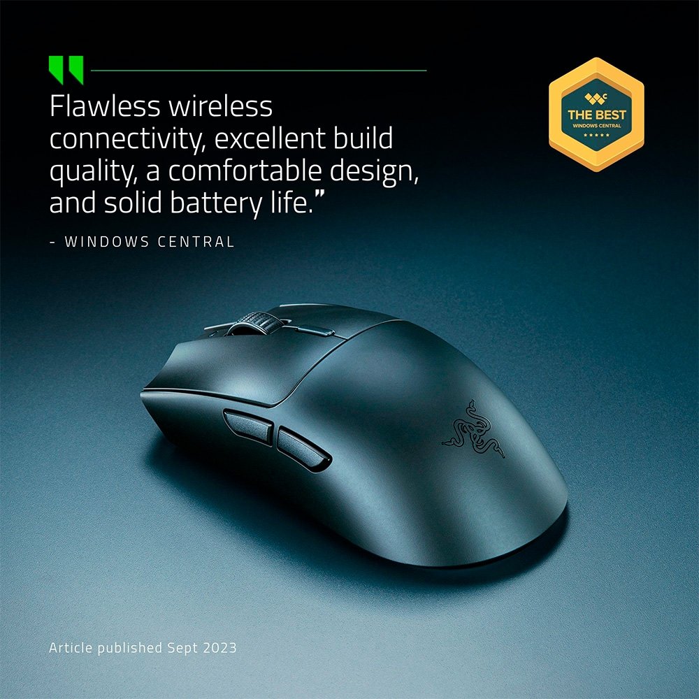 Mouse Gamer Sem Fio Razer Viper V3 HyperSpeed, 30000 DPI, Preto - RZ01-04910100-R3M1 - view 5