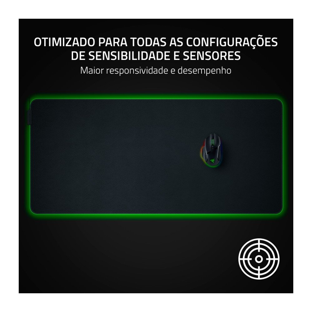 Imagem 5 de 6 do produto Mousepad Gamer Razer Goliathus Chroma 3XL, RGB, Tecido Macio, Gigante, Preto - RZ02-02500700
