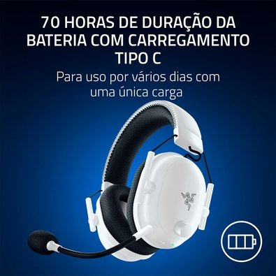 Headset Razer BlackShark V2 Pro White | KaBuM!
