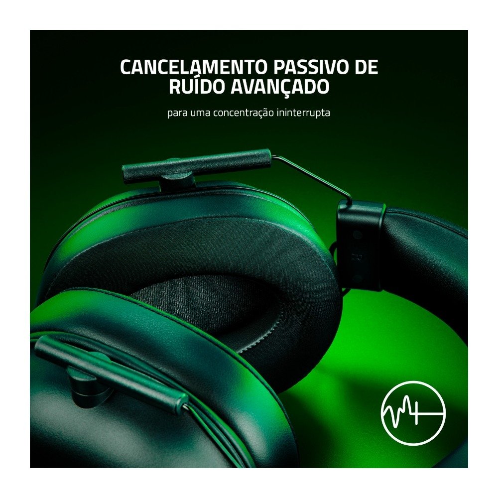 Imagem 4 de 5 do produto Headset Gamer Razer BlackShark V2 X, Drivers 50mm, Microfone Cardioide, Preto - RZ04-03240900