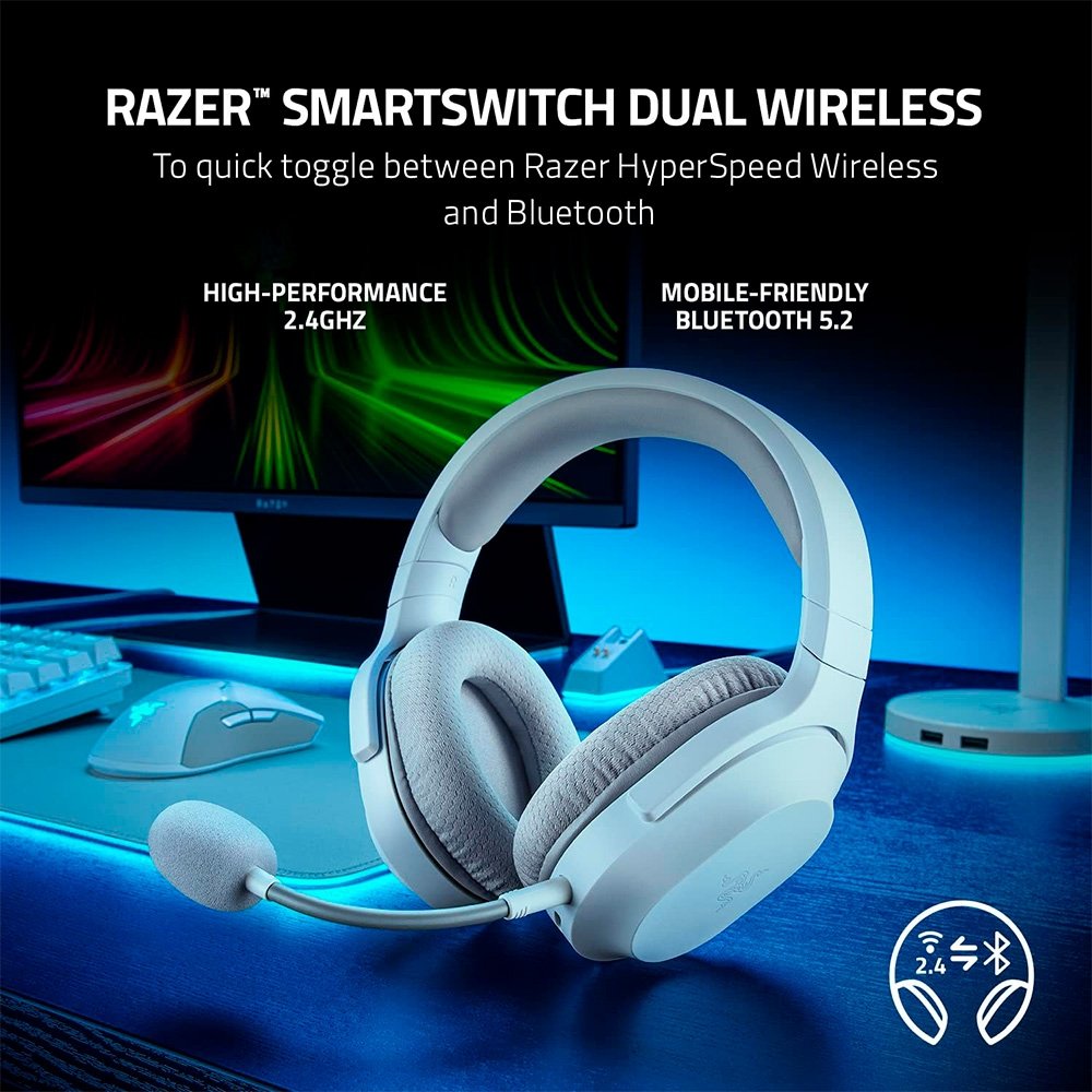 Headset Sem Fio Razer Barracuda X (2022) | KaBuM!