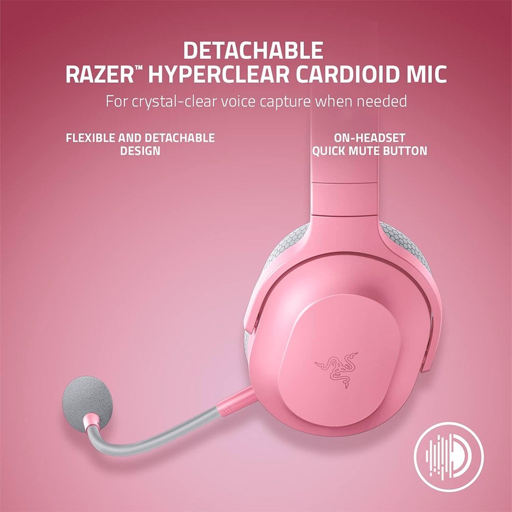 Headset Gamer Sem Fio Razer Barracuda X (2022), Multiplataforma, Quartz - RZ04-04430300-R3U1 - view 2