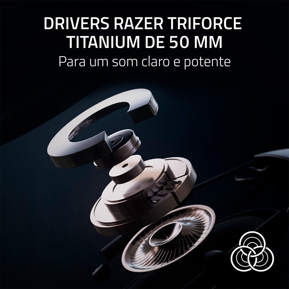 Imagem 7 de 11 do produto Headset Gamer Sem Fio Razer BlackShark V2 HyperSpeed, Preto - RZ04-04960100-R3U1