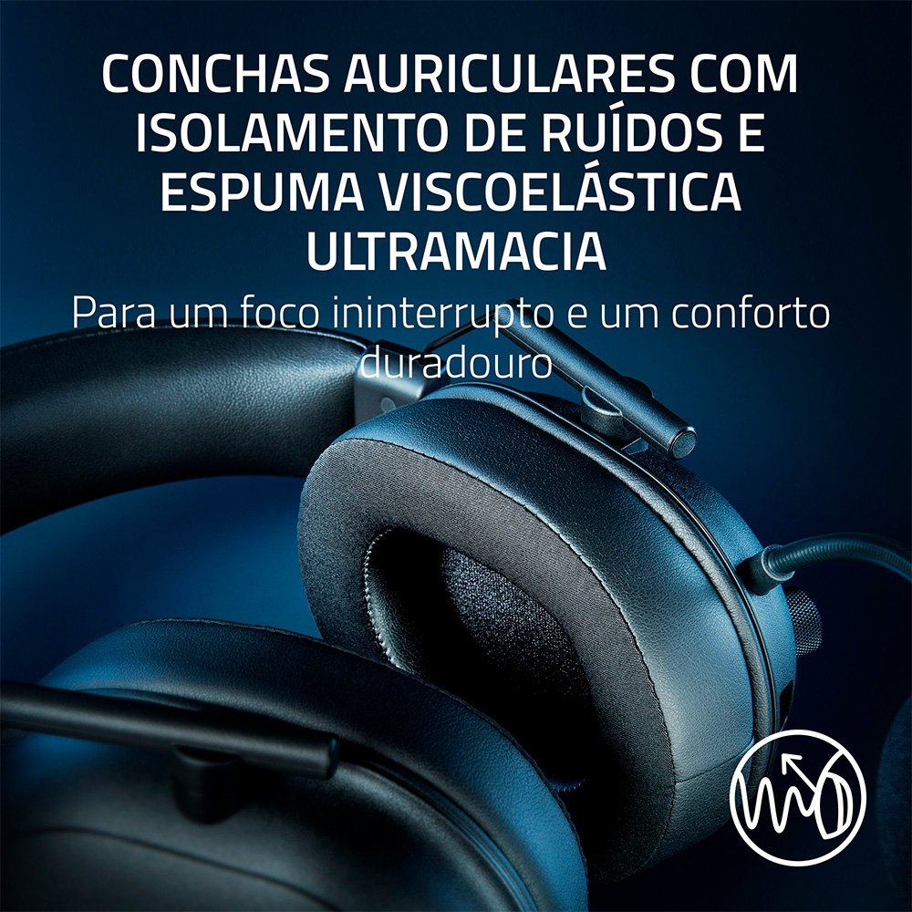 Imagem 8 de 11 do produto Headset Gamer Sem Fio Razer BlackShark V2 HyperSpeed, Preto - RZ04-04960100-R3U1