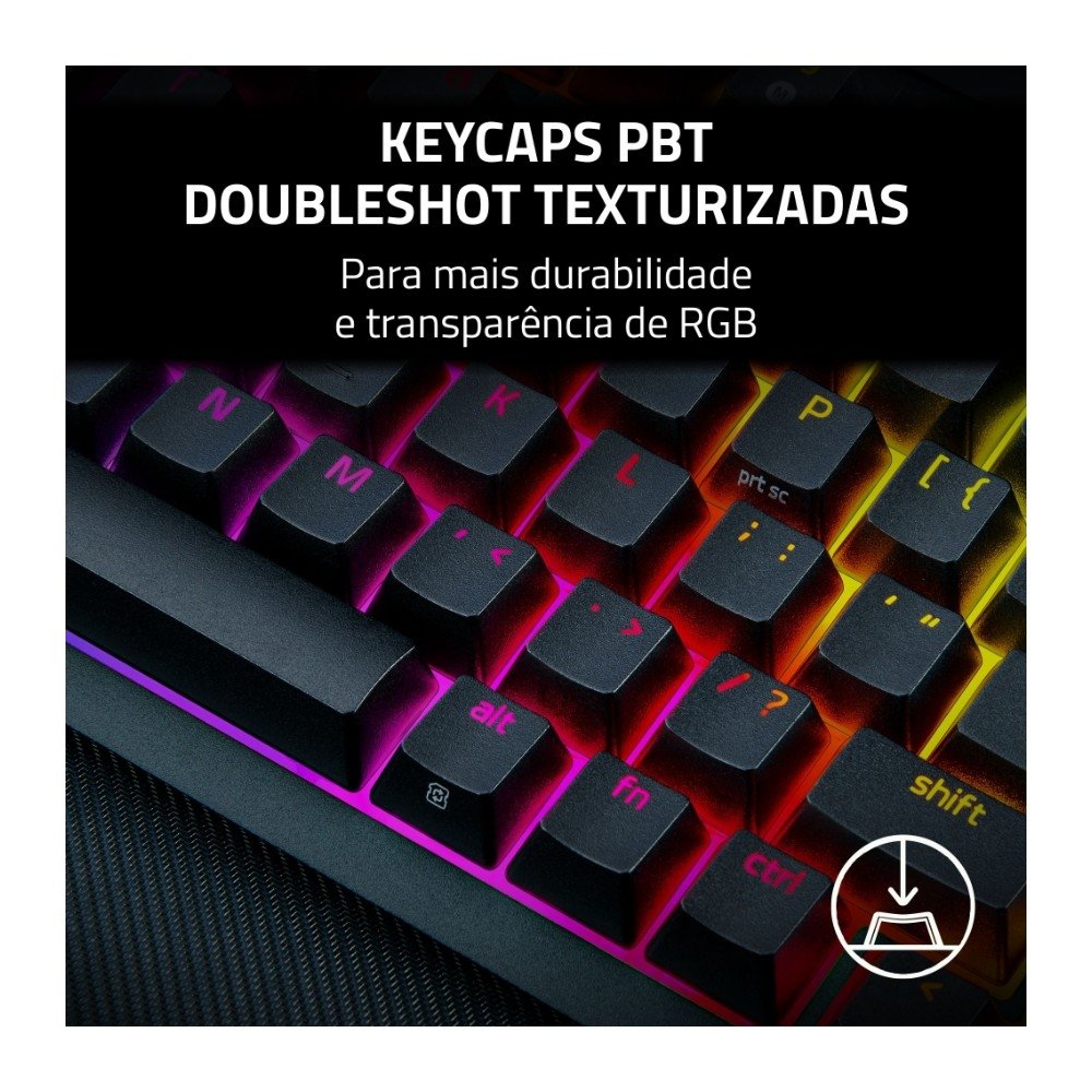 Teclado Razer BlackWidow V4 Pro 75% | KaBuM!
