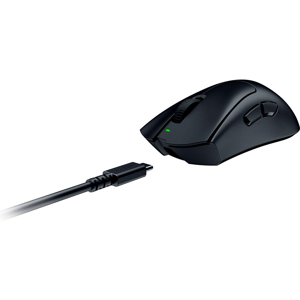 Mouse Gamer Sem Fio Razer DeathAdder V3 HyperSpeed, 30000 DPI, Preto - RZ01-05140100-R3U1 - view 3