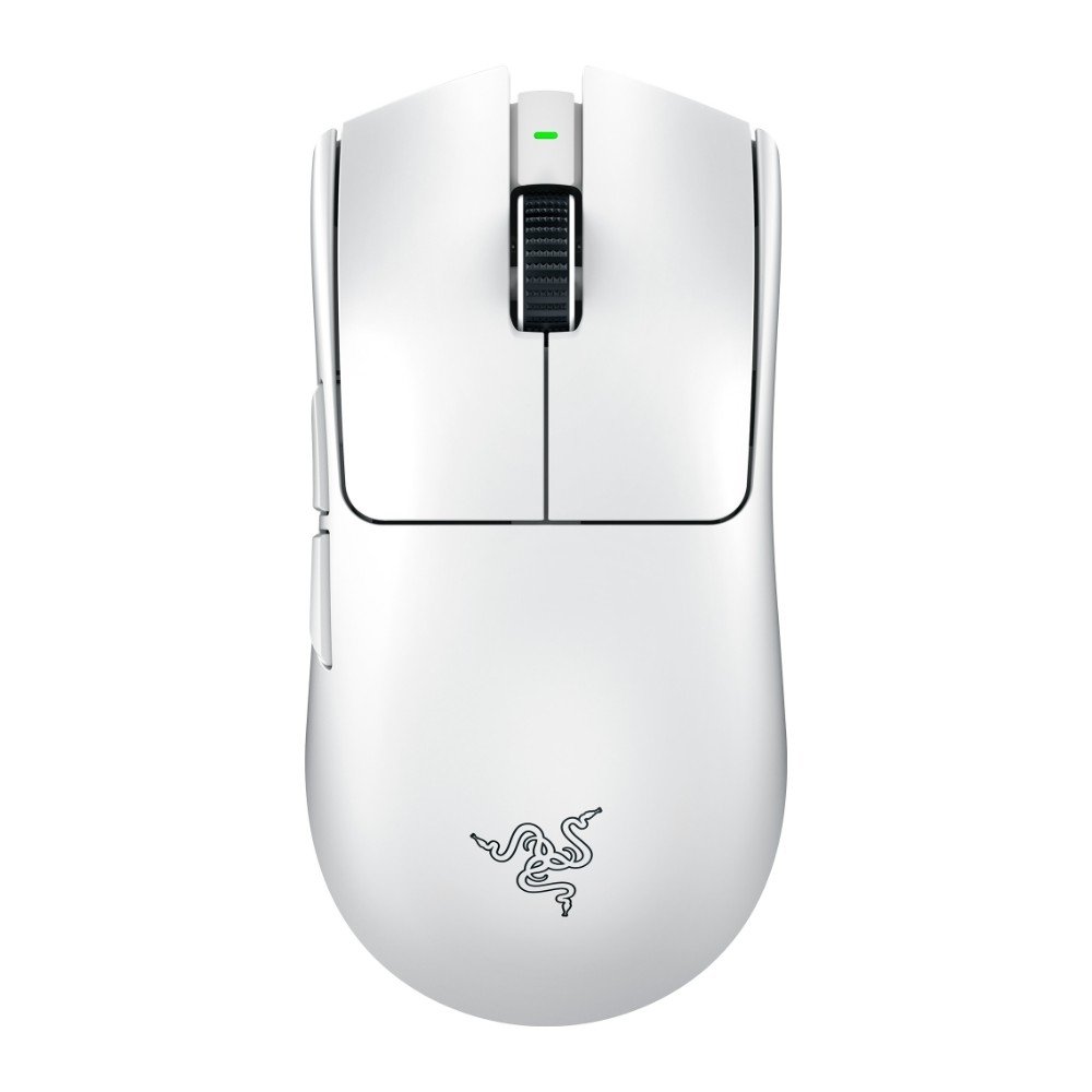 Mouse Gamer Sem Fio Razer Viper V3 Pro White Edition, Sensor Focus Pro, 35000 DPI, Bateria 95h, Polling Rate 8000Hz, Branco - RZ01-05120200