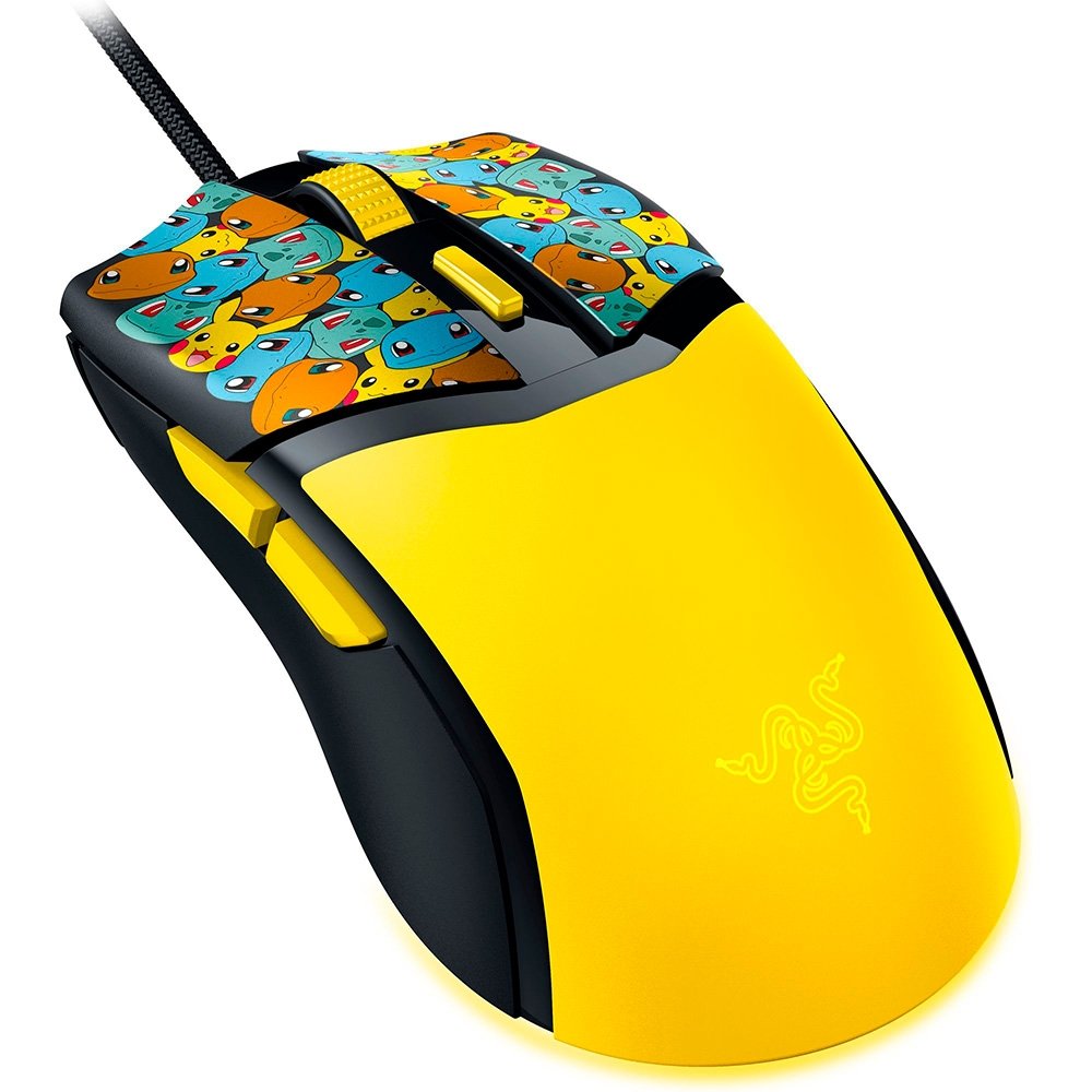Mouse Gamer Razer Cobra, Chroma RGB, 8500 DPI, Pokémon Kanto Starters Edition - RZ01-04650400-R3M1