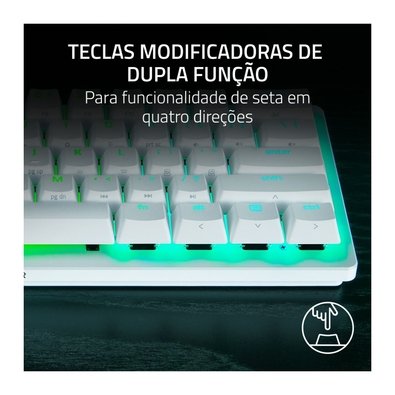 Teclado Razer Huntsman V3 Pro Mini White | KaBuM!