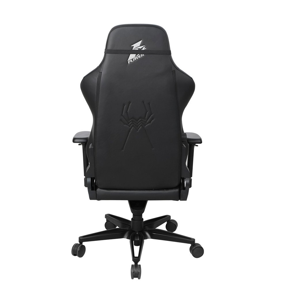 Cadeira Gamer 1STPLAYER DUKE, Até 160kg, Reclinável, Almofadas e Apoio para os Pés, Cilindro de Gás Classe 4, Preta - DUKE-FR-BK - view 4