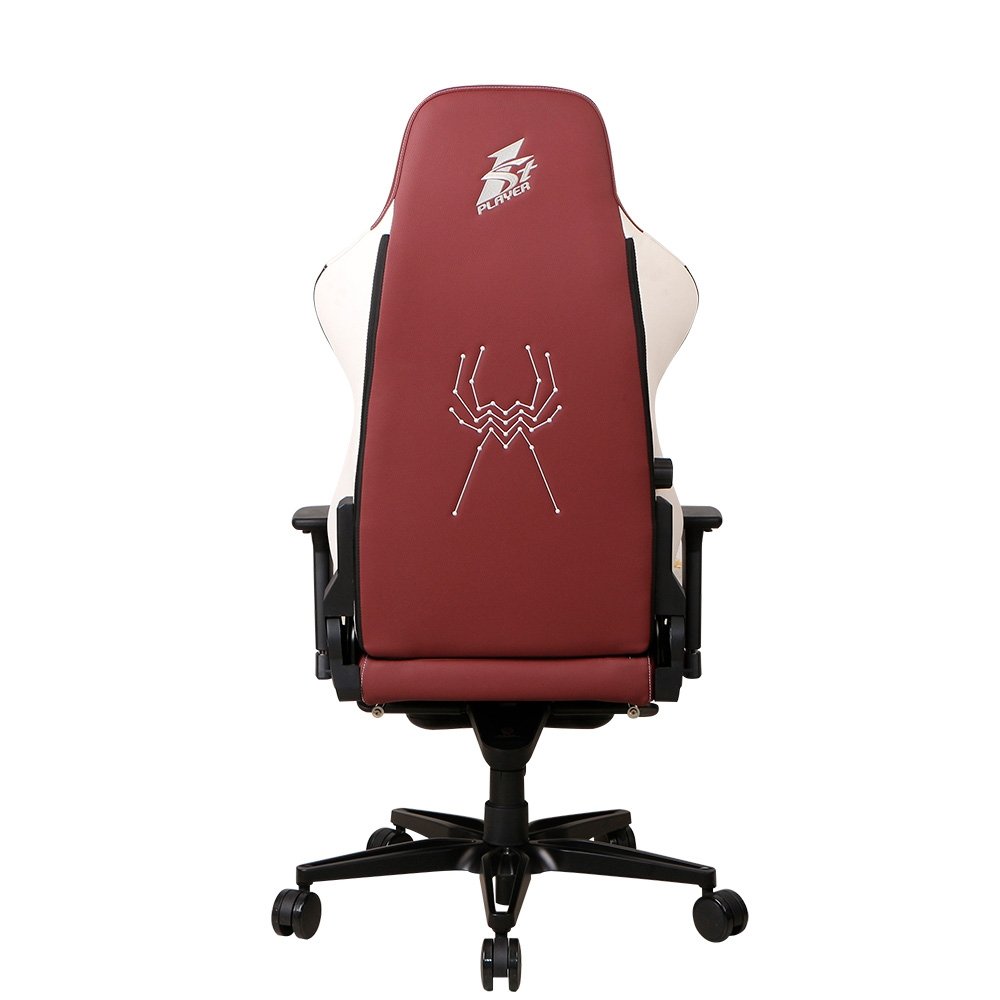 Imagem 5 de 8 do produto Cadeira Gamer 1STPLAYER DUKE, Até 160kg, Almofadas e Apoio para os Pés, Cilindro de Gás Classe 4, Preta, Branca e Vermelha - DUKE-FR-BKWHRE