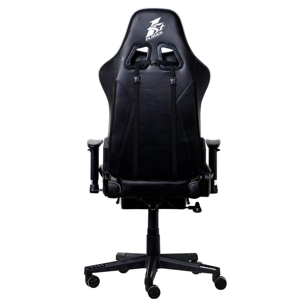 Imagem 3 de 7 do produto Cadeira Gamer 1STPLAYER FK3, Até 160kg, Reclinável, com Almofadas, Material PVC, Preto e Cinza - FK3-FR-BKGA